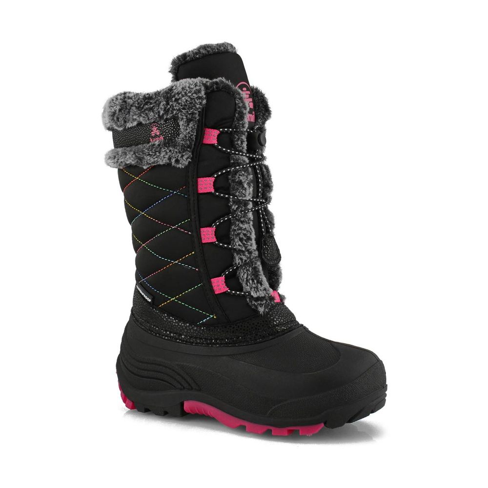 Girls' Star 2 Waterproof Winter boot - Black/Rose