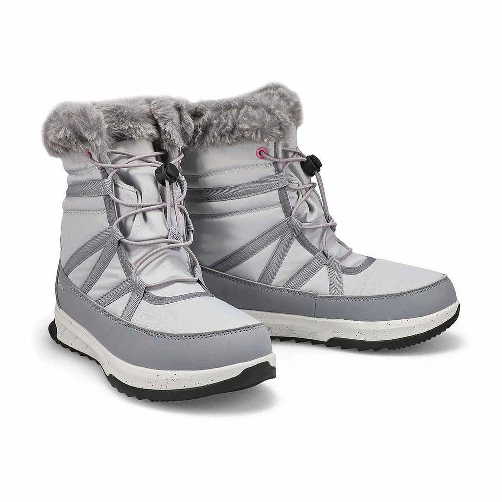 Botte d'hiver imperméable  STORMY F, gris pâle, en