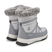 Botte d'hiver imperméable  STORMY F, gris pâle, en