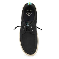 Mens' Captains Moc Seacycled Boat Shoe-Black