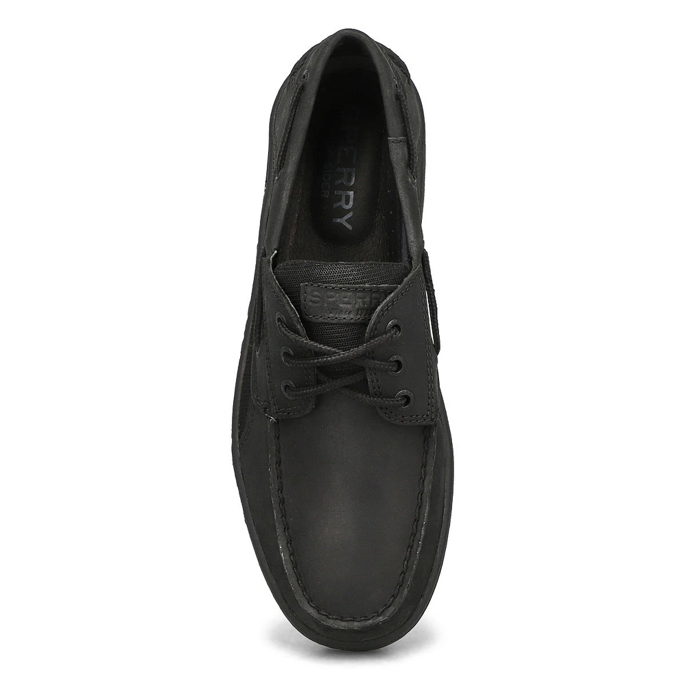 Men's Billfish 3 Eye Boat Shoe - Blackout