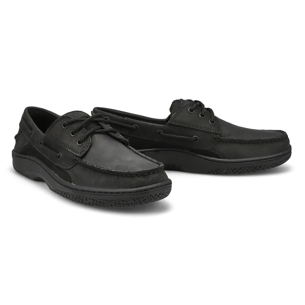 Men's Billfish 3 Eye Boat Shoe - Blackout