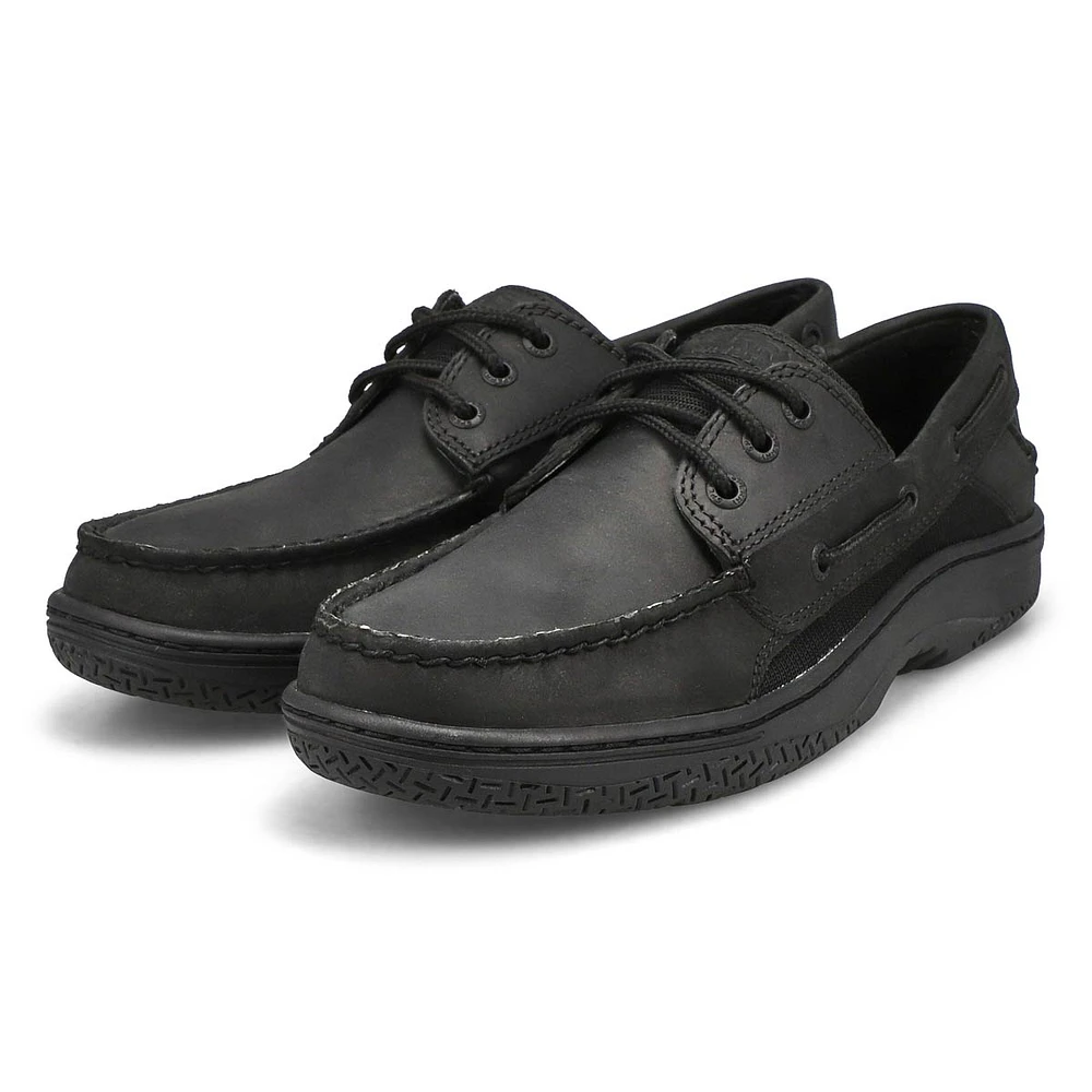 Men's Billfish 3 Eye Boat Shoe - Blackout