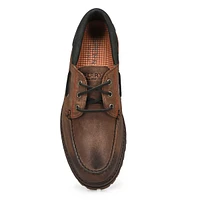 Men's A/O Lug 3 Eye Boat Shoe - Brown