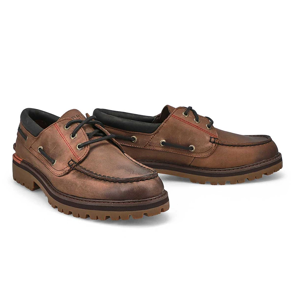 Men's A/O Lug 3 Eye Boat Shoe - Brown