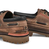 Men's A/O Lug 3 Eye Boat Shoe - Brown