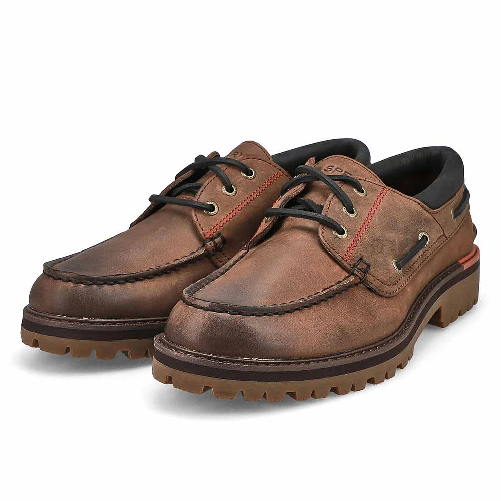 Men's A/O Lug 3 Eye Boat Shoe - Brown