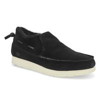 Women's Moc-Sider Casual Shoe- Black