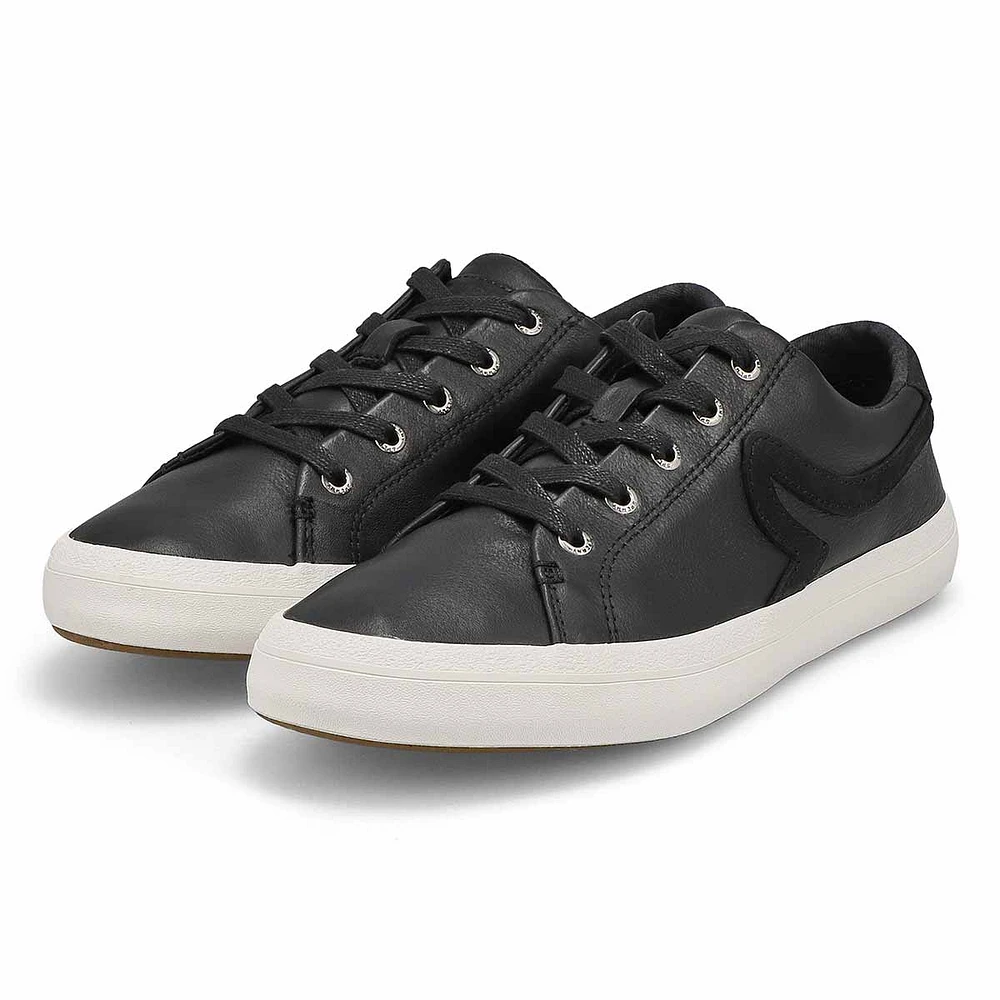 Baskets en cuir Ã  lacets SANDY LEATHER, blanc, fem