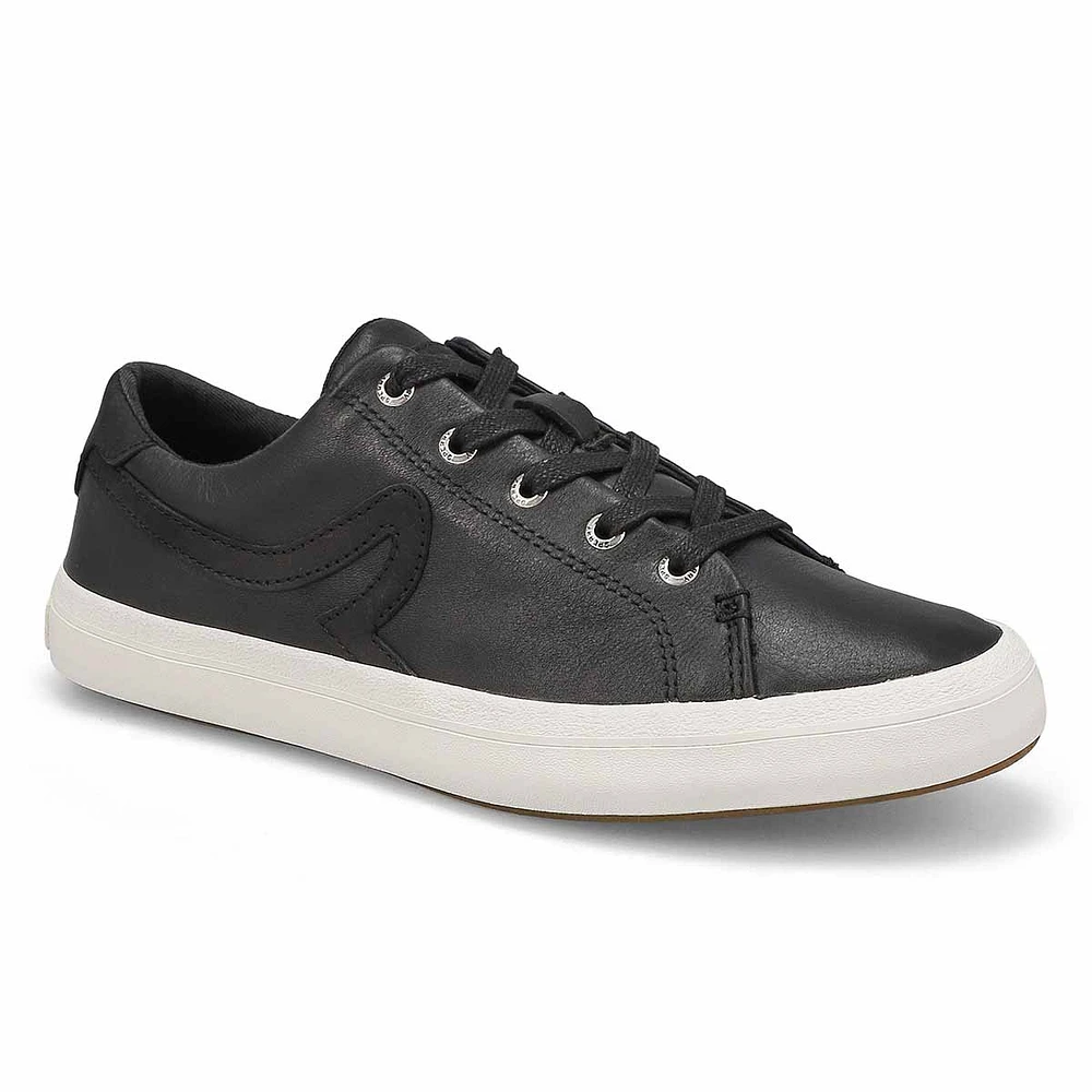 Baskets en cuir à lacets SANDY LEATHER, blanc, fem