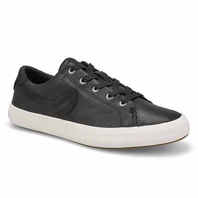 Baskets en cuir Ã  lacets SANDY LEATHER, blanc, fem