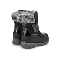 Infants' Swirl Waterproof Winter Boot - Black