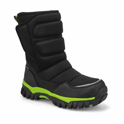 Boys' Tatum Pull-On Waterproof Winter Boot - Black