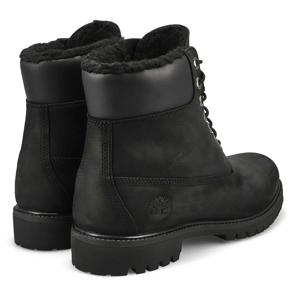 Men's Premium 6" Lined Waterproof Boot - Black