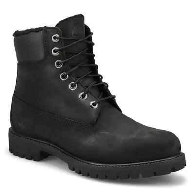 Men's Premium 6 Lined Waterproof Boot - Black