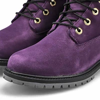 Women's Heritage 6" Waterproof Boot - Dark Purple
