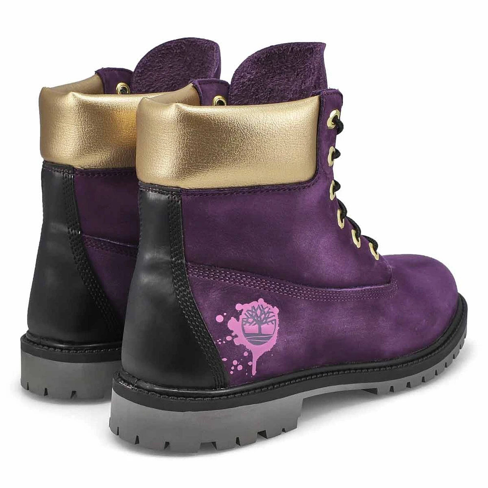 Women's Heritage 6" Waterproof Boot - Dark Purple