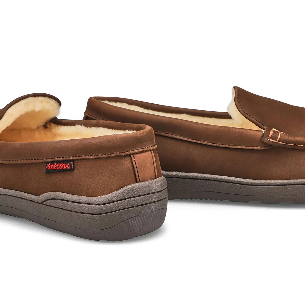 SoftMocs TYE avec semelle, cuir brun, hommes