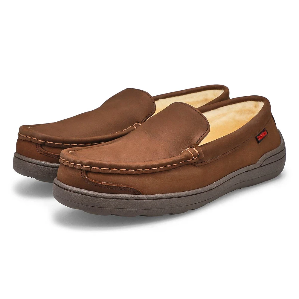 Men's Tye SoftMocs With Sole - Brown