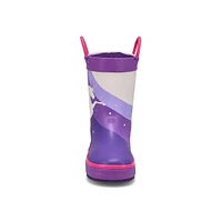 Botte de pluie imp. UNICORN, violet, tout-petits