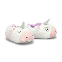 Girls' Unicorn Slipper Bootie - Rainbow