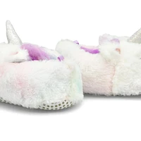 Girls' Unicorn Slipper Bootie - Rainbow