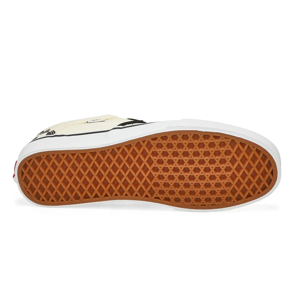Nen's Asher Flame Slip On Sneaker - Black/White