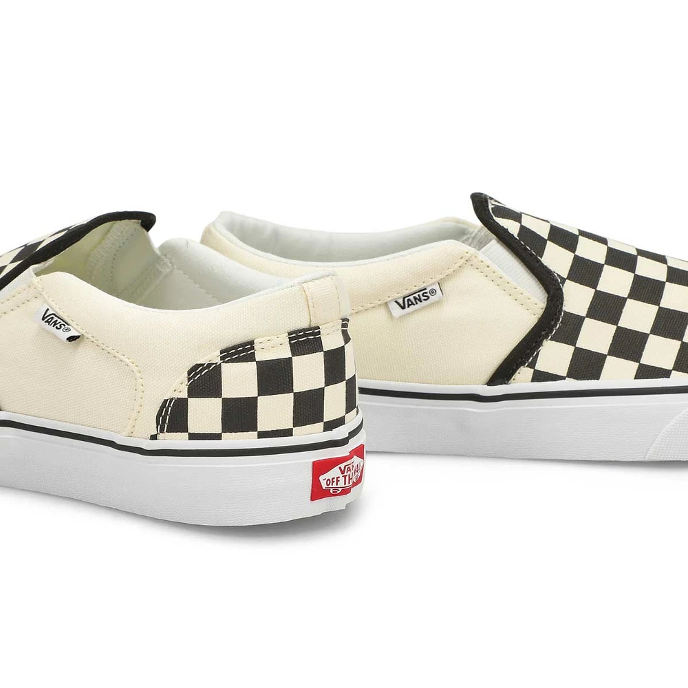Nen's Asher Flame Slip On Sneaker - Black/White