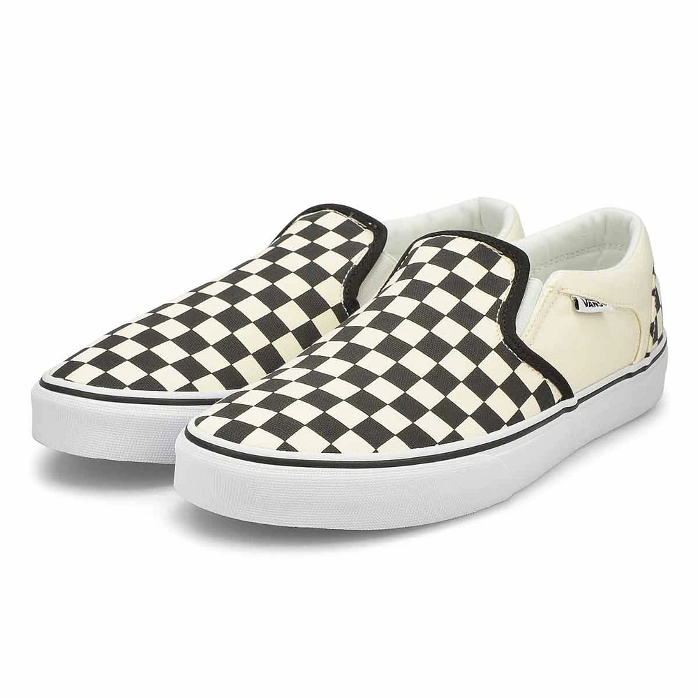 Nen's Asher Flame Slip On Sneaker - Black/White