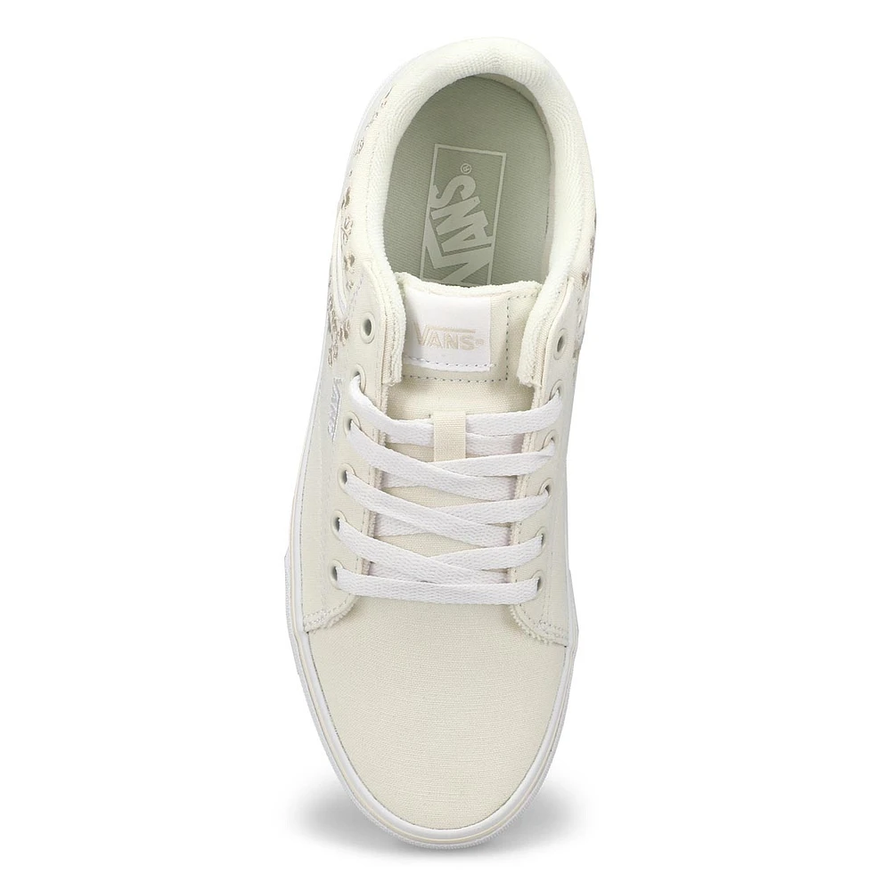 Women's Seldan Embroidered Lace Up Sneaker - Flowe