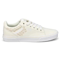 Women's Seldan Embroidered Lace Up Sneaker - Flowe