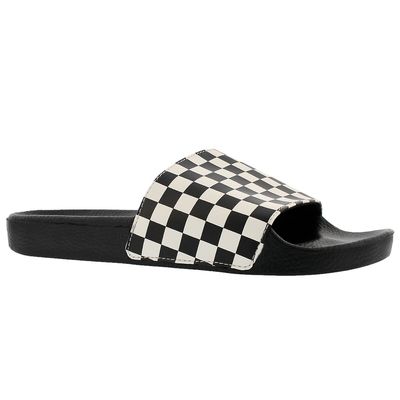 Men's Slide One Sandal - Black/White