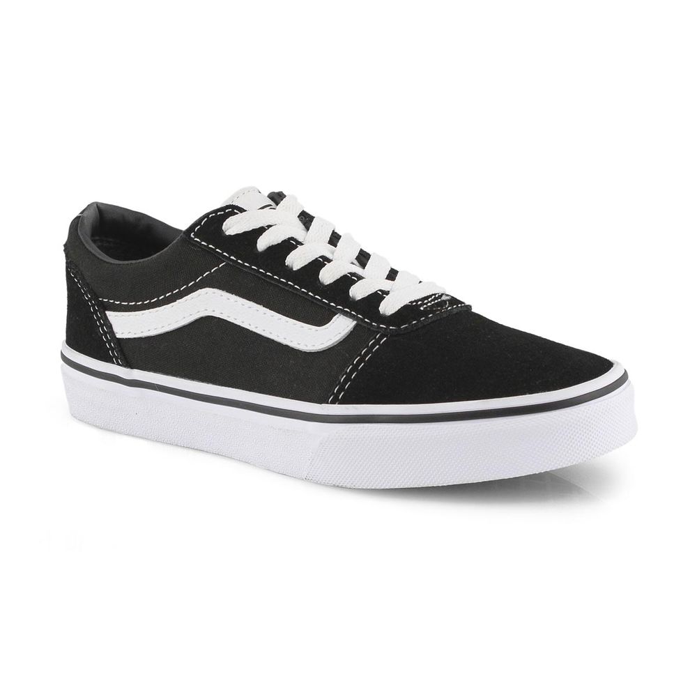 Boys' Ward Flame Sneaker - Black/White