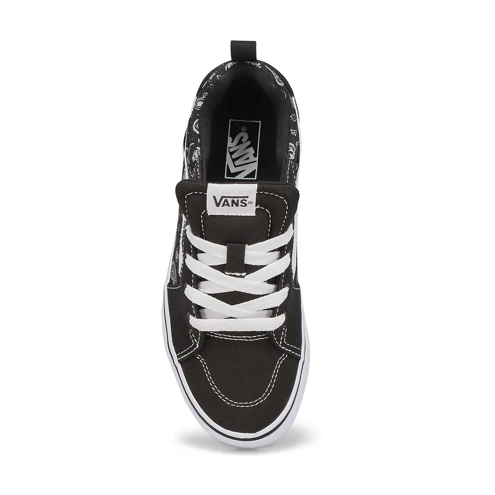 Boys' Filmore Skull Bandana Sneaker - Black/White