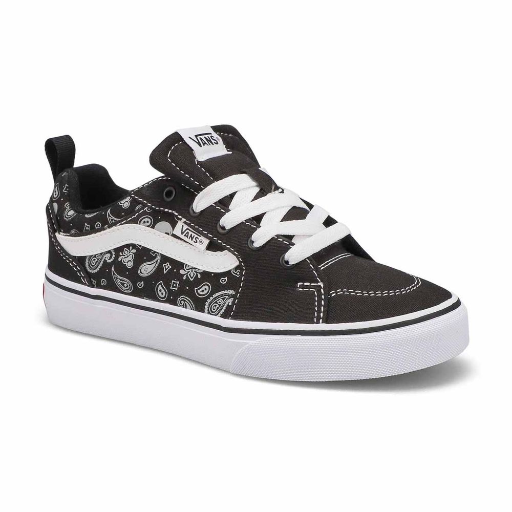 Boys' Filmore Skull Bandana Sneaker - Black/White