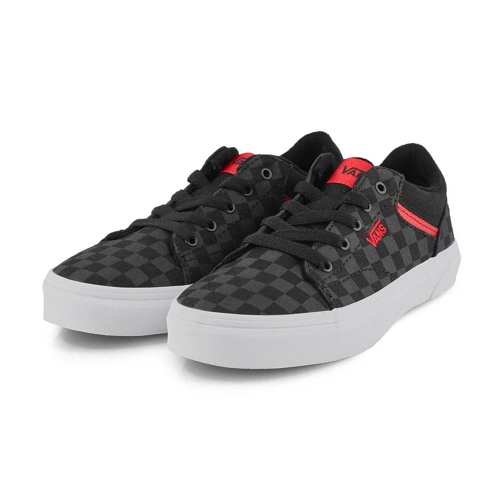 Kids' Seldan Lace Up Sneaker - Black/White