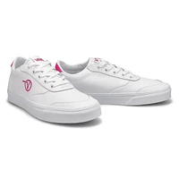 Women's Sport Vulc Sneaker - White/Fushia