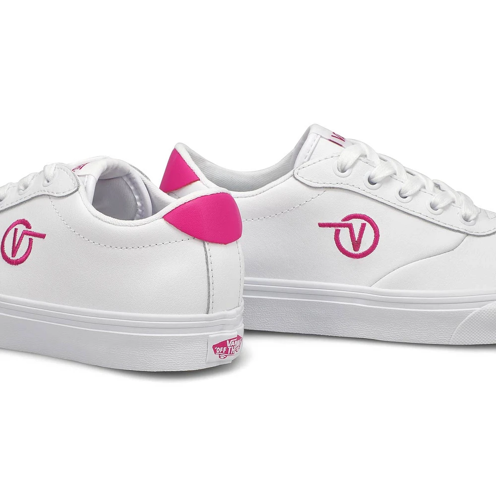 Women's Sport Vulc Sneaker - White/Fushia