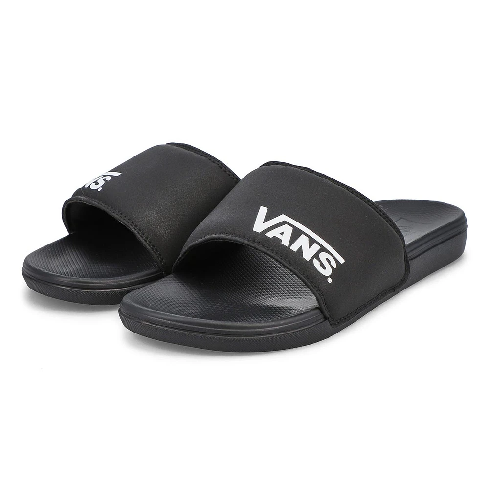 Men's Range Slide-On Casual Sandal - Black/Black