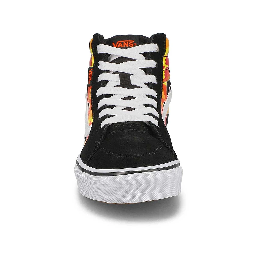 Boys' Filmore Hi Lace Up Sneaker - Black/White