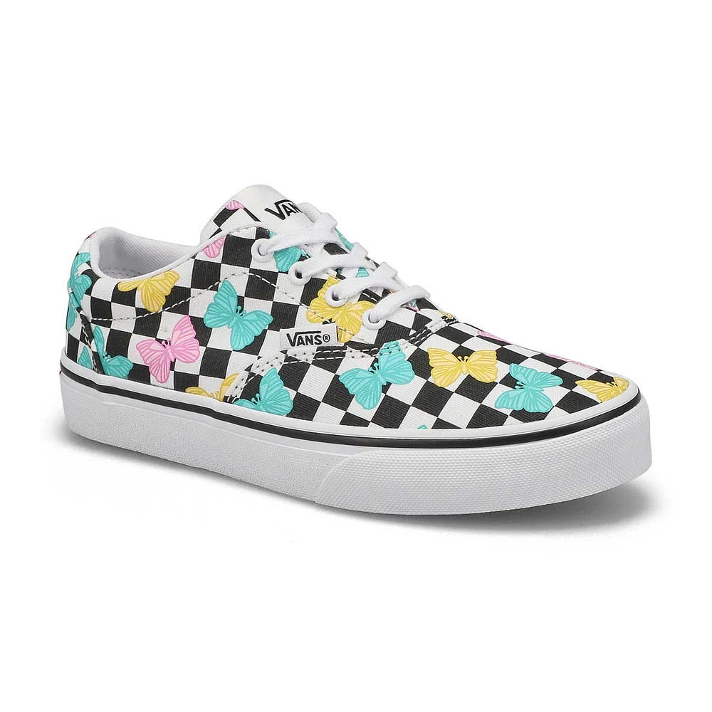 Girls' Doheny Butterfly Checkerboard Sneaker - Mul