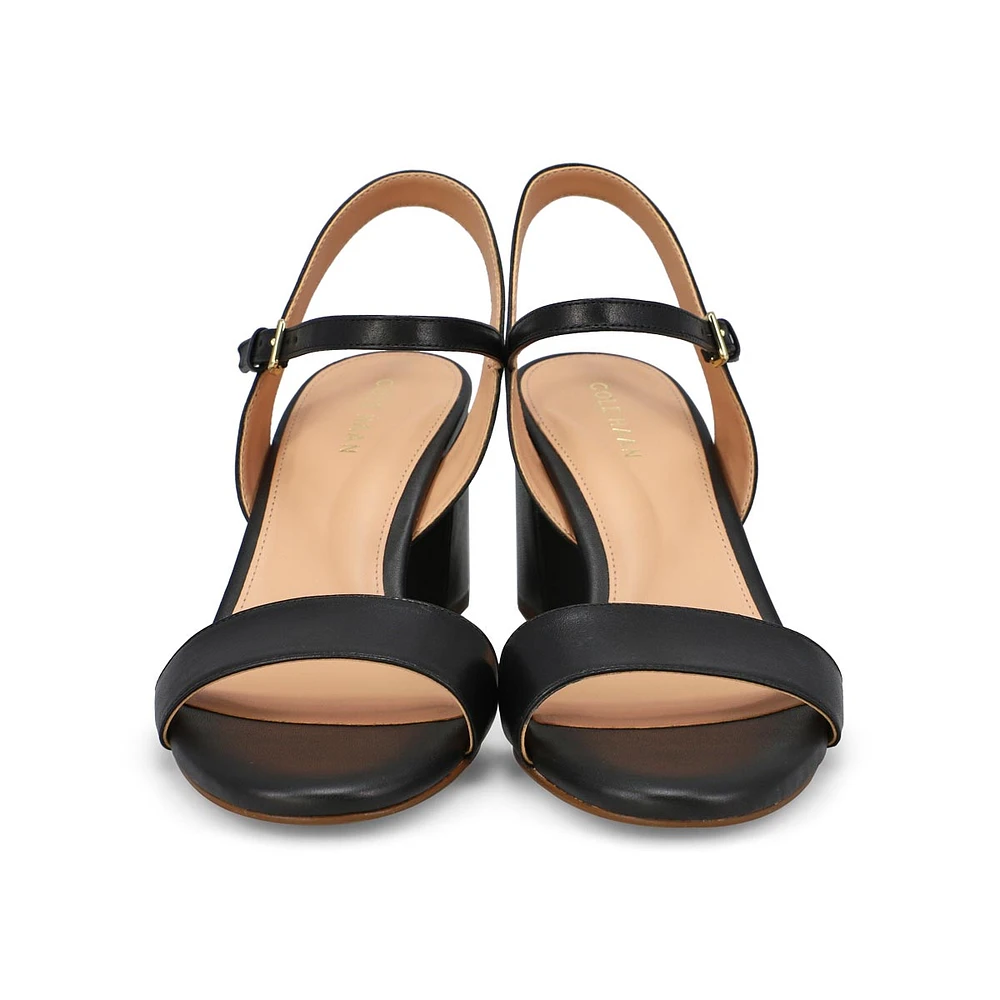 Women's Josie Block Heel Leather Dress Sandal