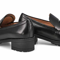 Women's Camea Lug Casual Loafers - Black