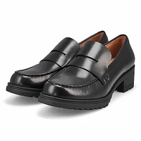 Women's Camea Lug Casual Loafers - Black