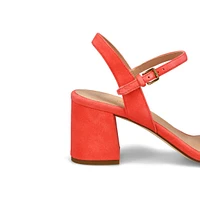 Women's  Josie Block Heel Suede Dress Sandal - Dub