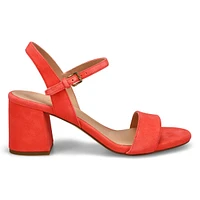 Women's  Josie Block Heel Suede Dress Sandal - Dub