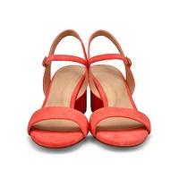 Women's  Josie Block Heel Suede Dress Sandal - Dub