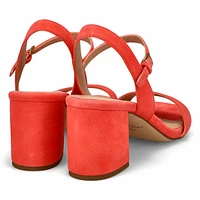 Women's  Josie Block Heel Suede Dress Sandal - Dub