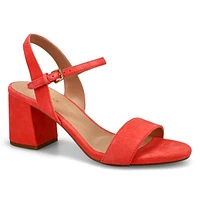 Women's  Josie Block Heel Suede Dress Sandal - Dub