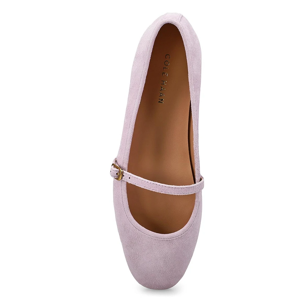 Ballerine en cuir YELENA, noir, femmes